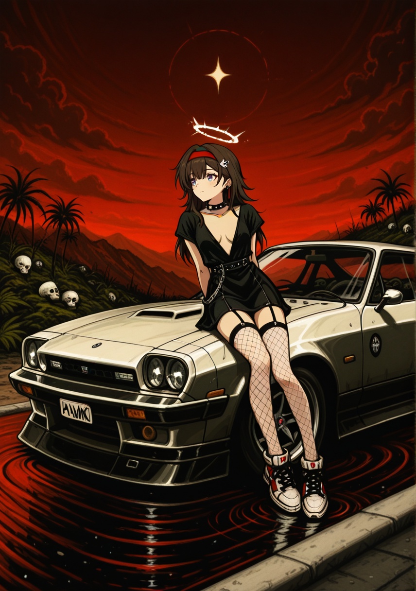 retro anime style,  2D anime style,  retro anime 1990's on Tensor.Art