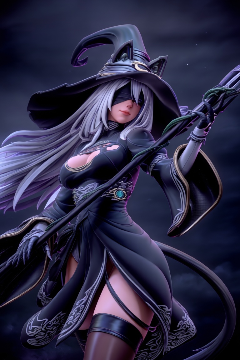 @zbrush_art,  This image features a highly detailed 3D model of a character that appears to be inspired by or directly fro...