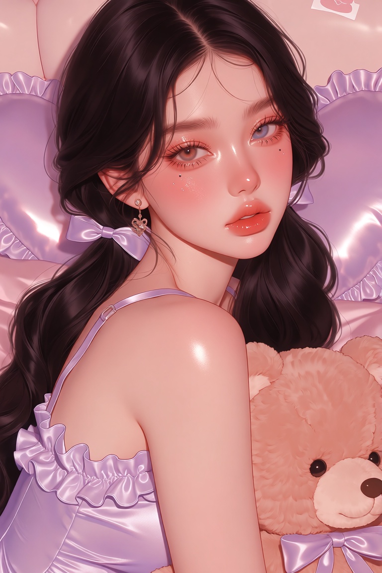Semi-realistic style,  niji illustration,  polished digital artwork on Tensor.Art