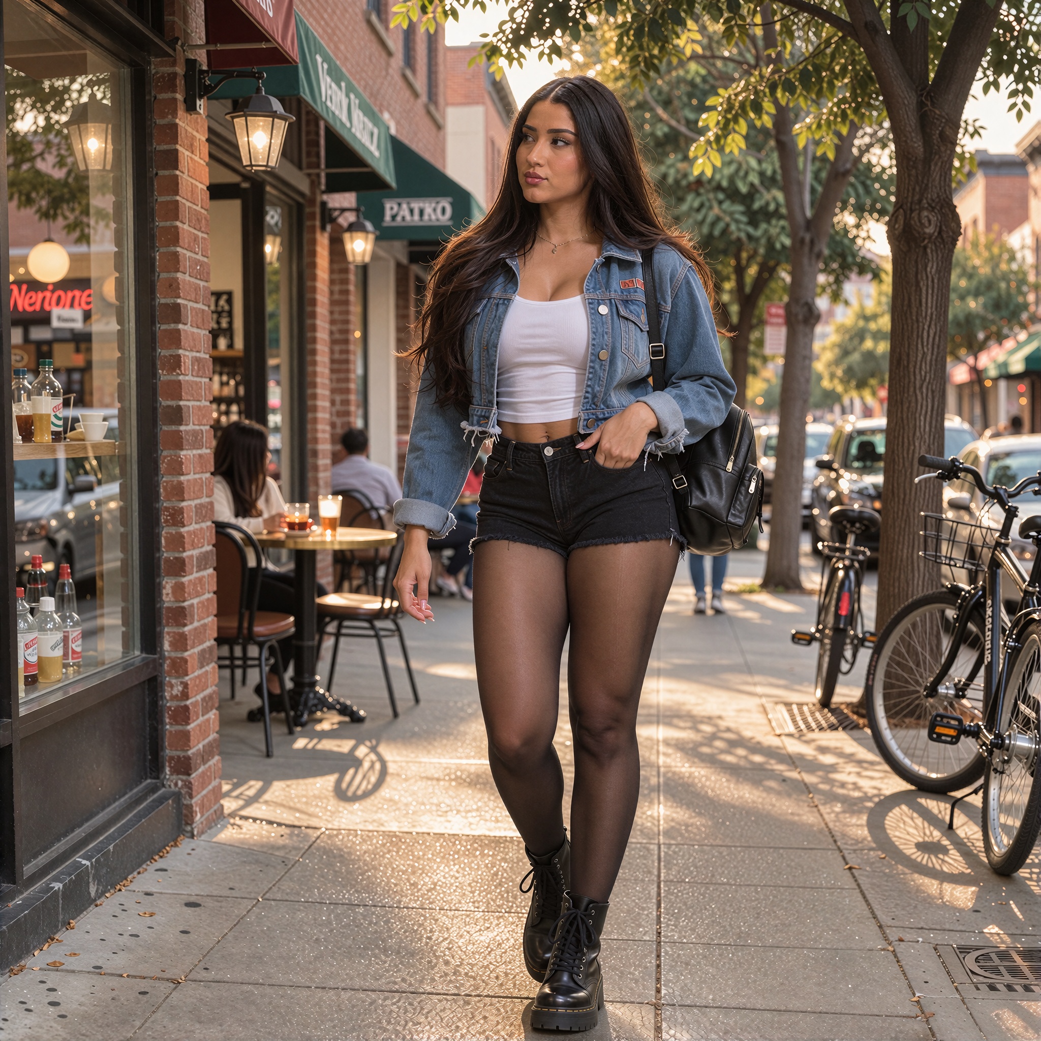 Veronica Mendez,  a young Mexican ***** female named Veronica Mendez,  she has dark brown eyes. she has long eyelashes. fa...