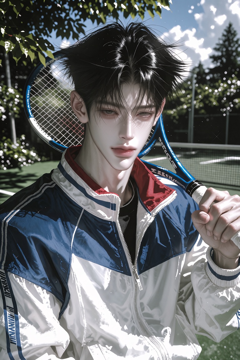 1boy,  young ***** male,  elegant and androgynous appearance on Tensor.Art
