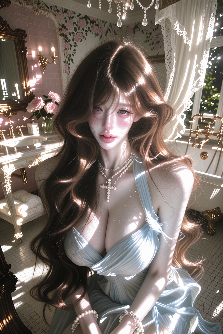 solo,  (close-up portrait),  big boobs on Tensor.Art