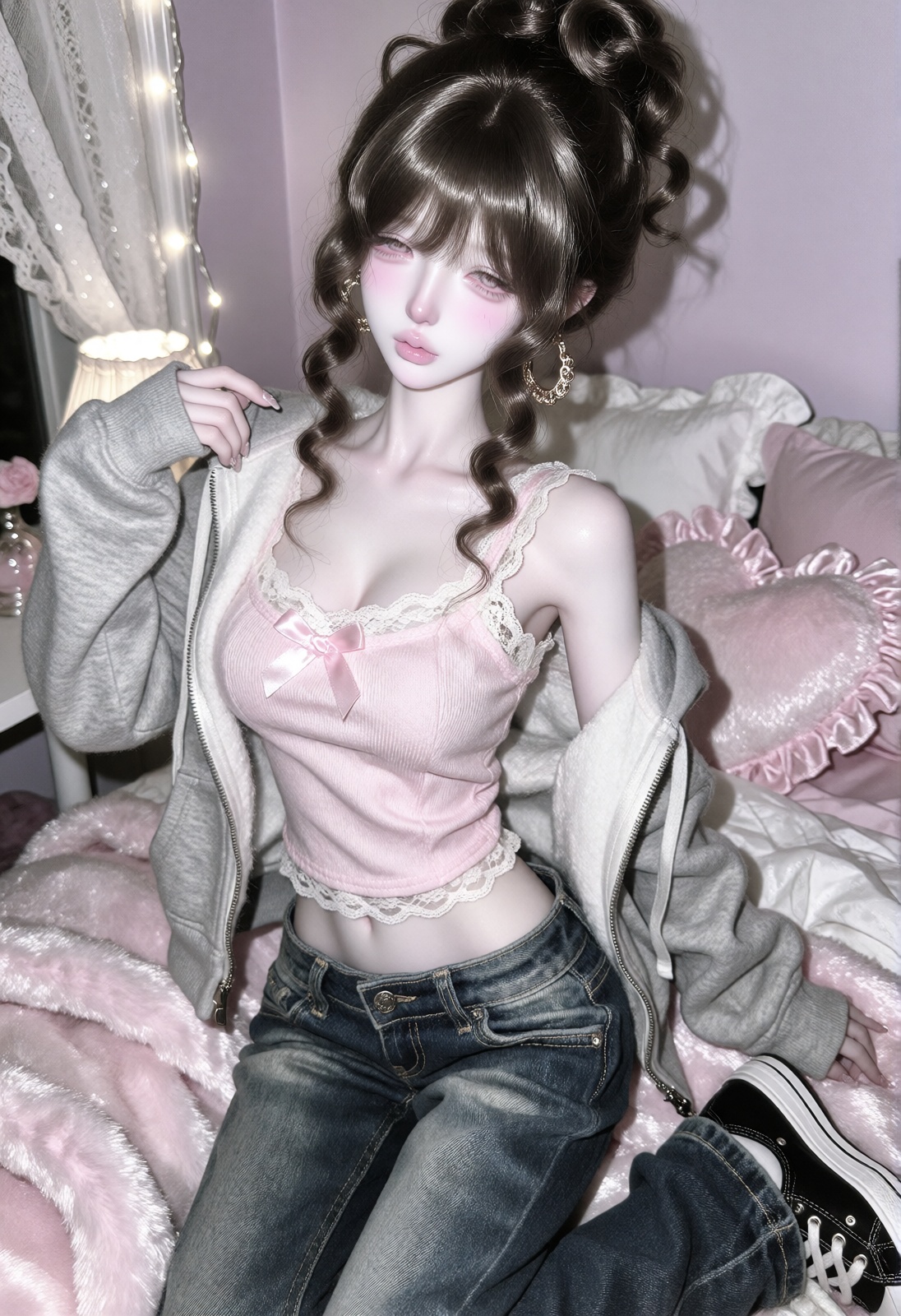 • Character: 1woman,  solo,  ***** body on Tensor.Art