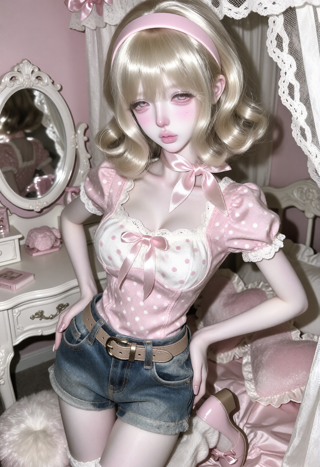 • Character: 1woman,  solo,  ***** body on Tensor.Art