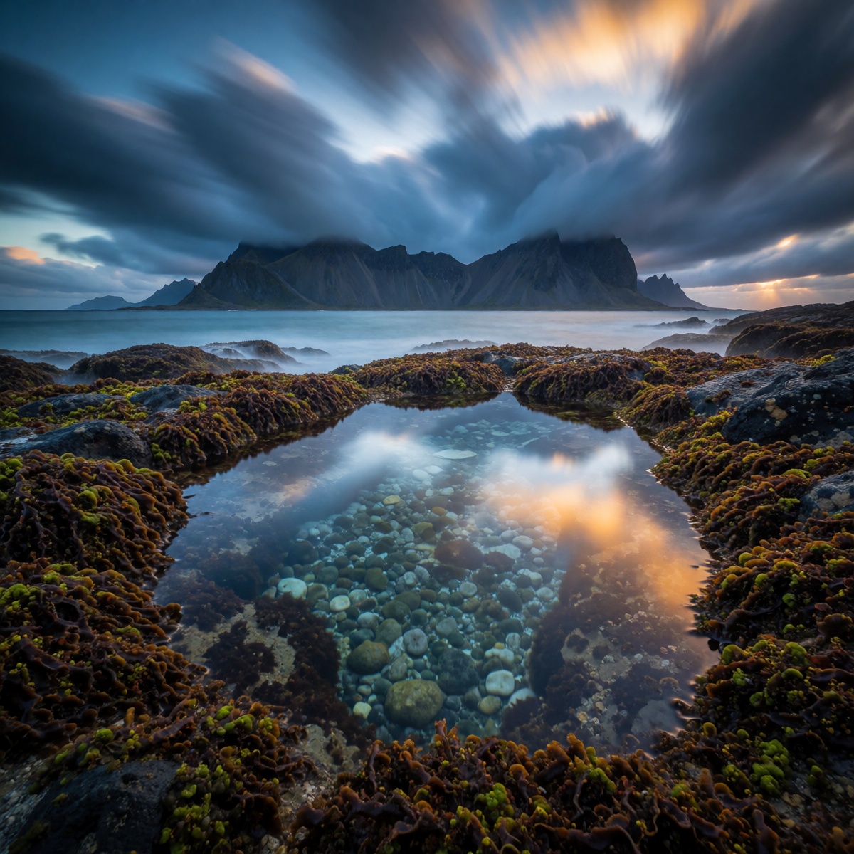 oum4lams,  rock pool,  tide pool on Tensor.Art