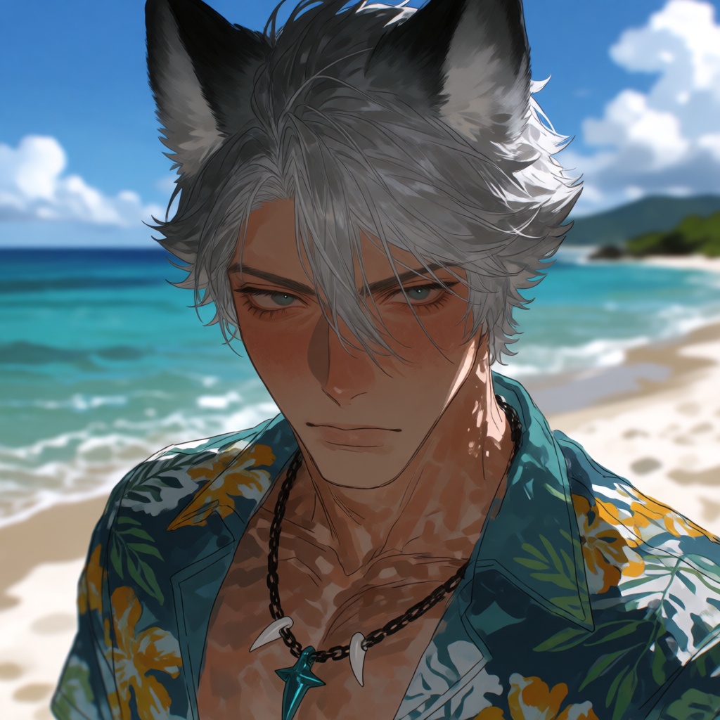 wolf_boy,  wolf_ears,  1boy on Tensor.Art