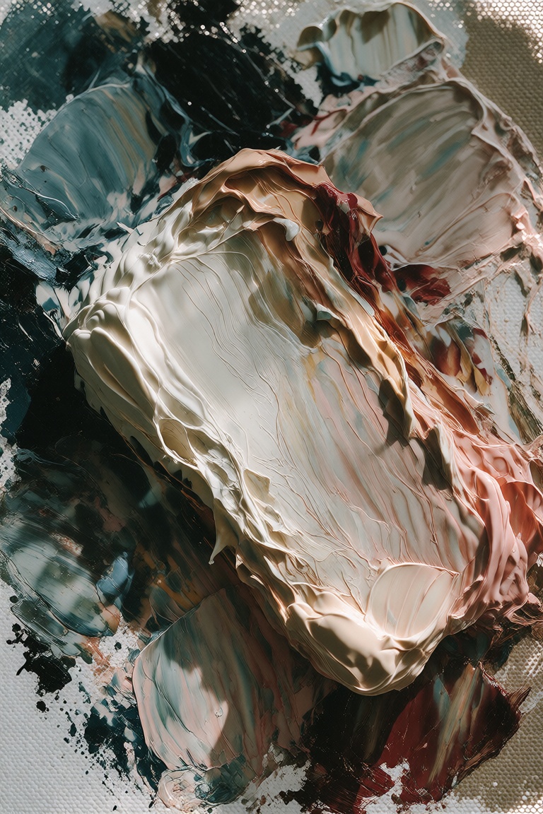 heavy impasto oil painting,  thick visible brushstrokes,  raised paint texture on Tensor.Art