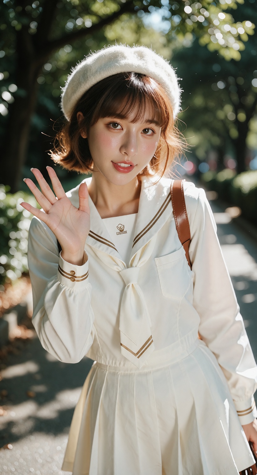 solo girl image,  1girl,  kinomoto_sakura on Tensor.Art