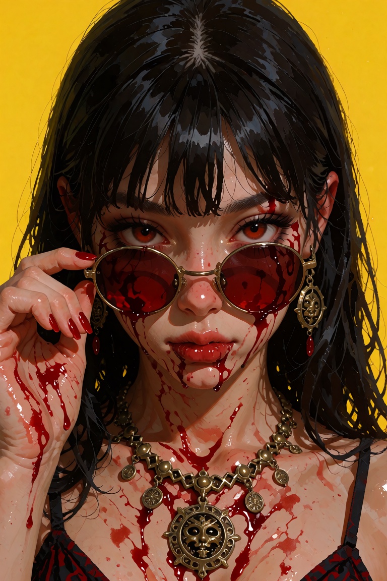 ILXLpos,  blood Hazard Aesthetic,  1girl on Tensor.Art