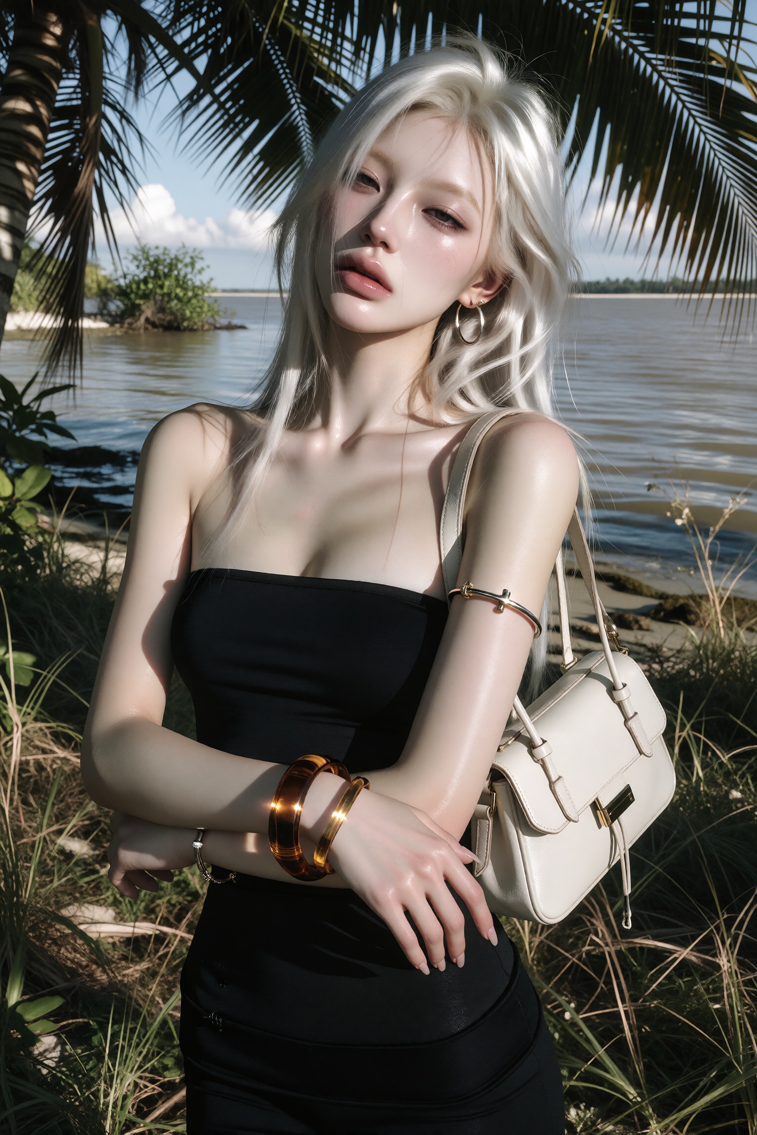 (((1 young woman))),  (((Very Fair Skin))),  (((A pale yet radiant face with a sweet expression))) on Tensor.Art