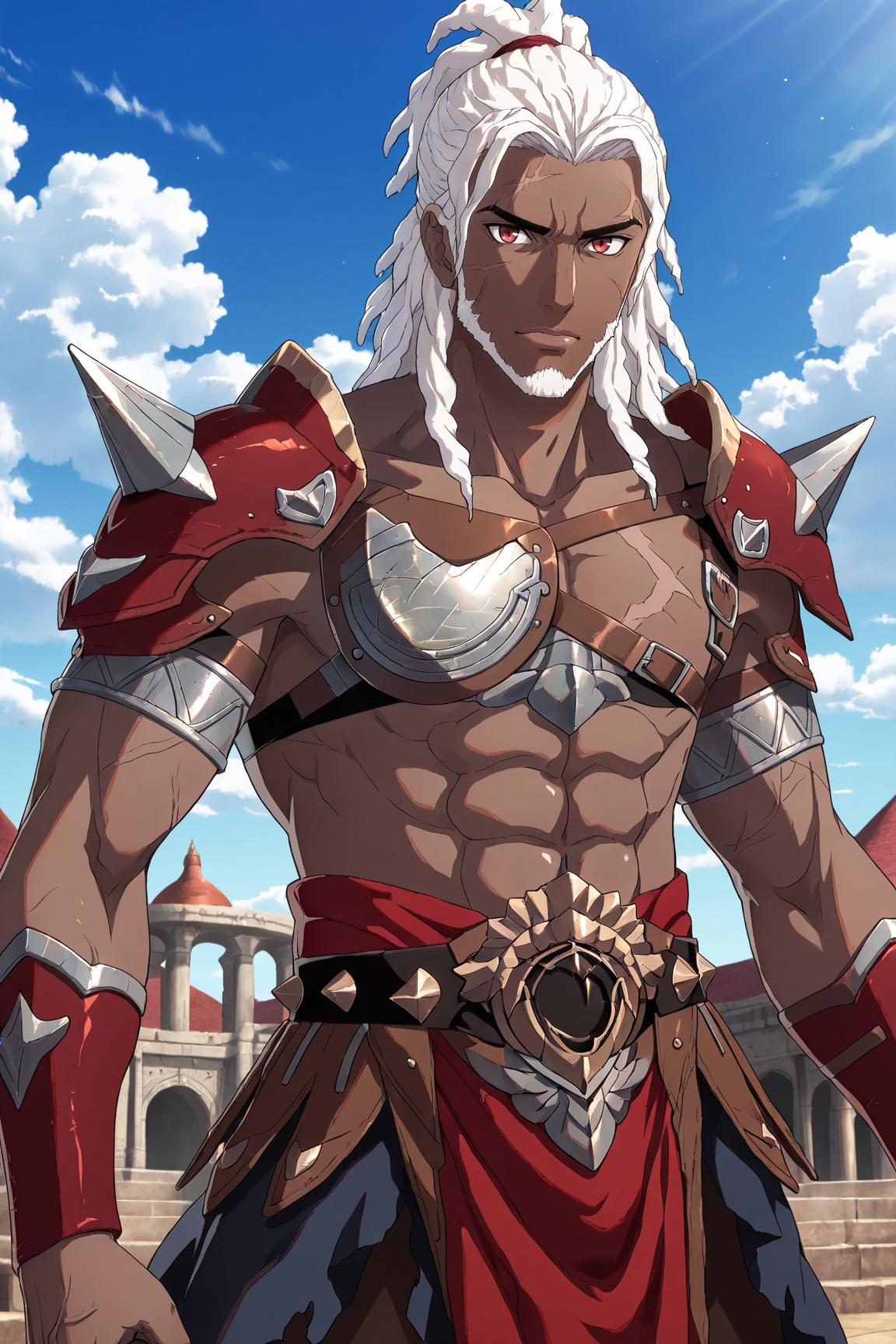 1boy,  BernardFEFW,  dark skin on Tensor.Art