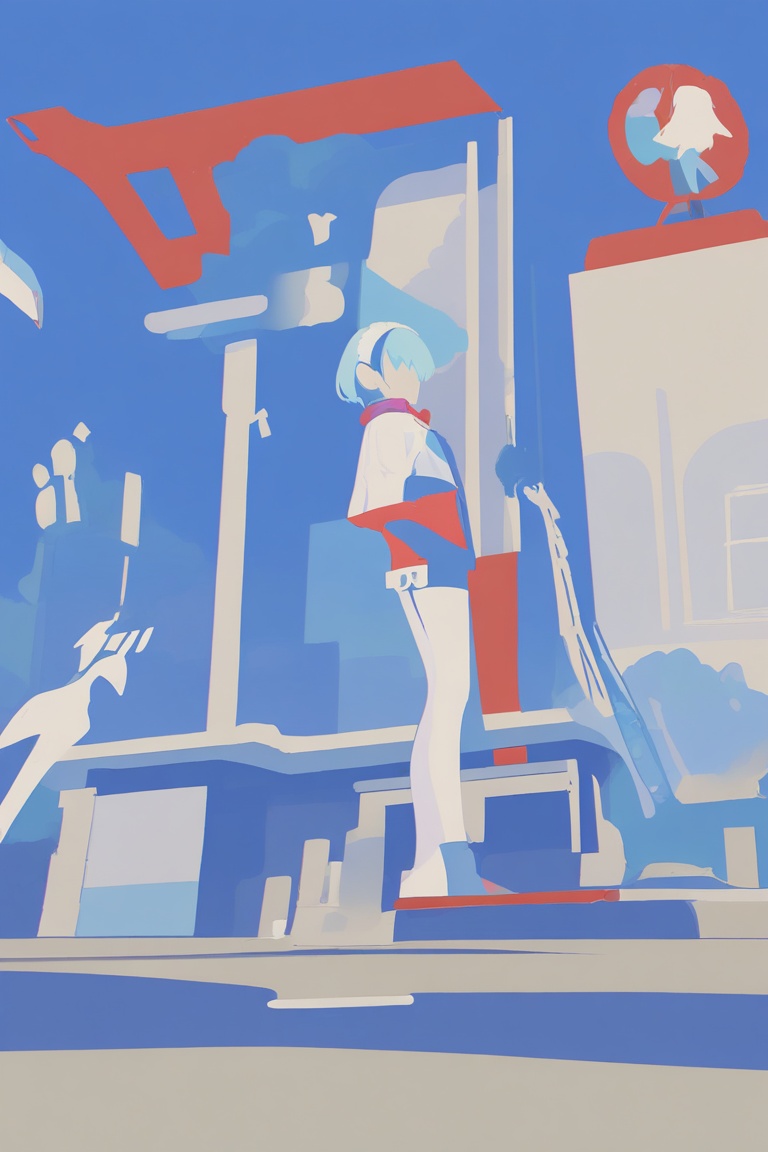 Character silhouette,  solid-color silhouette on Tensor.Art