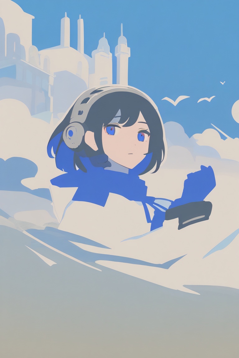 Character silhouette,  solid-color silhouette on Tensor.Art
