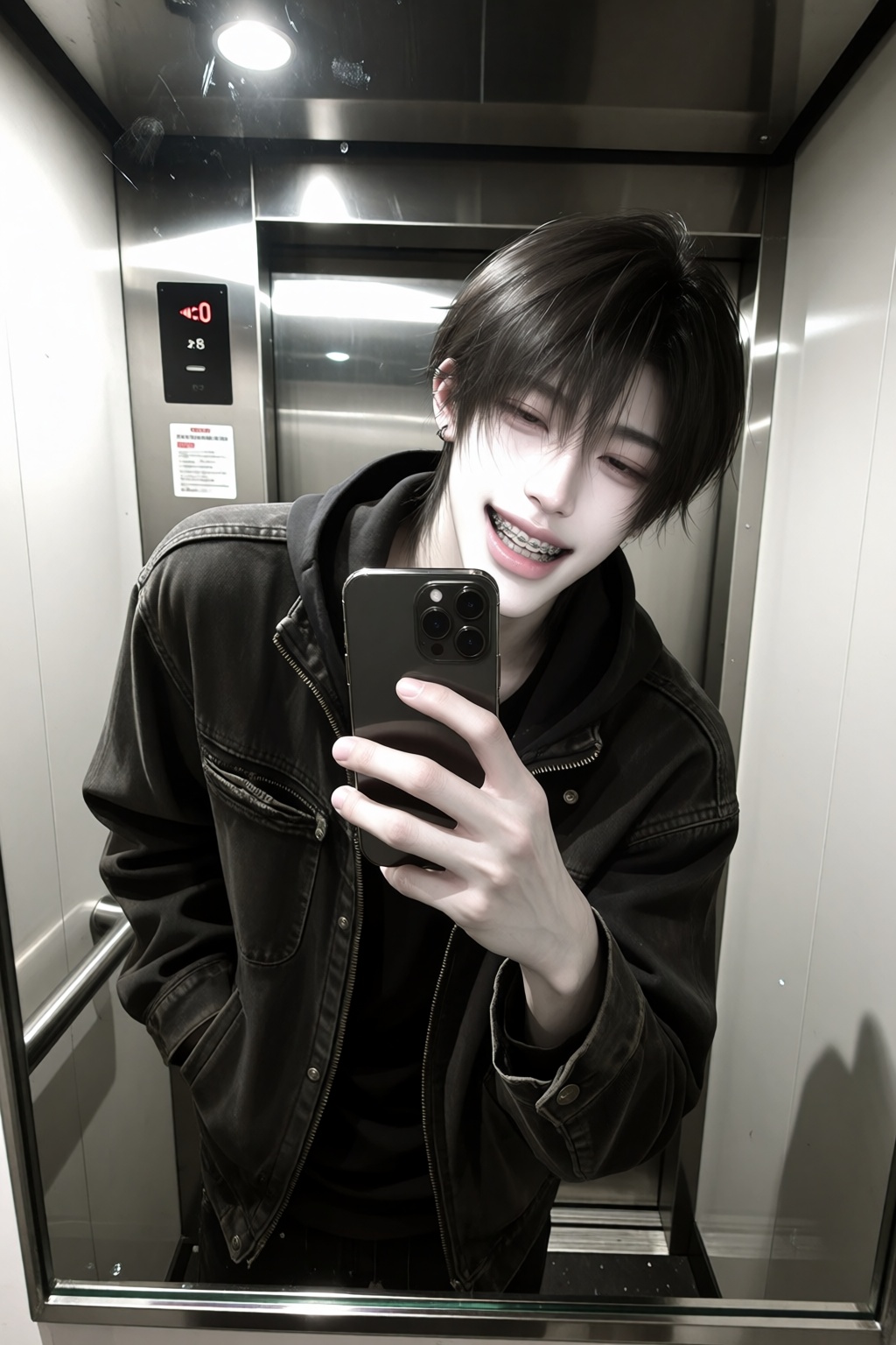 1boy,  black hair,  pose: ))) on Tensor.Art
