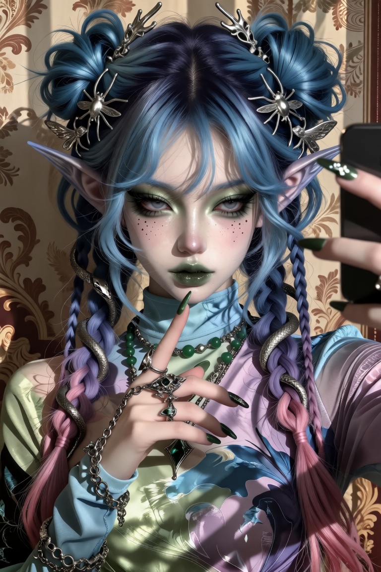 1girl,  solo,  juonkrface 3) Hair on Tensor.Art
