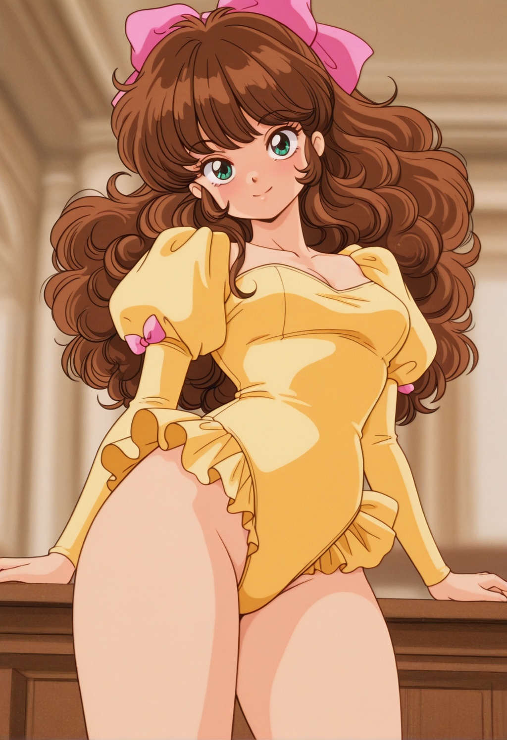 azusaranma,  1girl,  brown hair on Tensor.Art