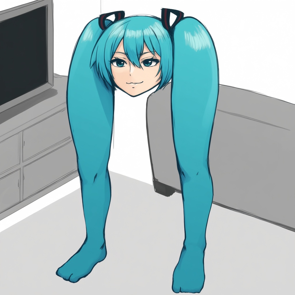 safe,  hatsune miku,  solo on Tensor.Art