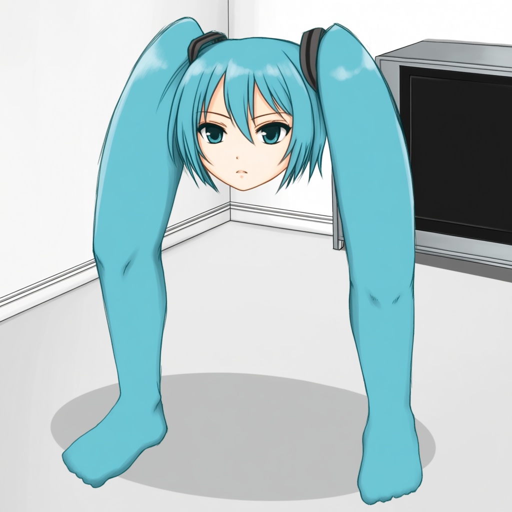 safe,  hatsune miku,  solo on Tensor.Art