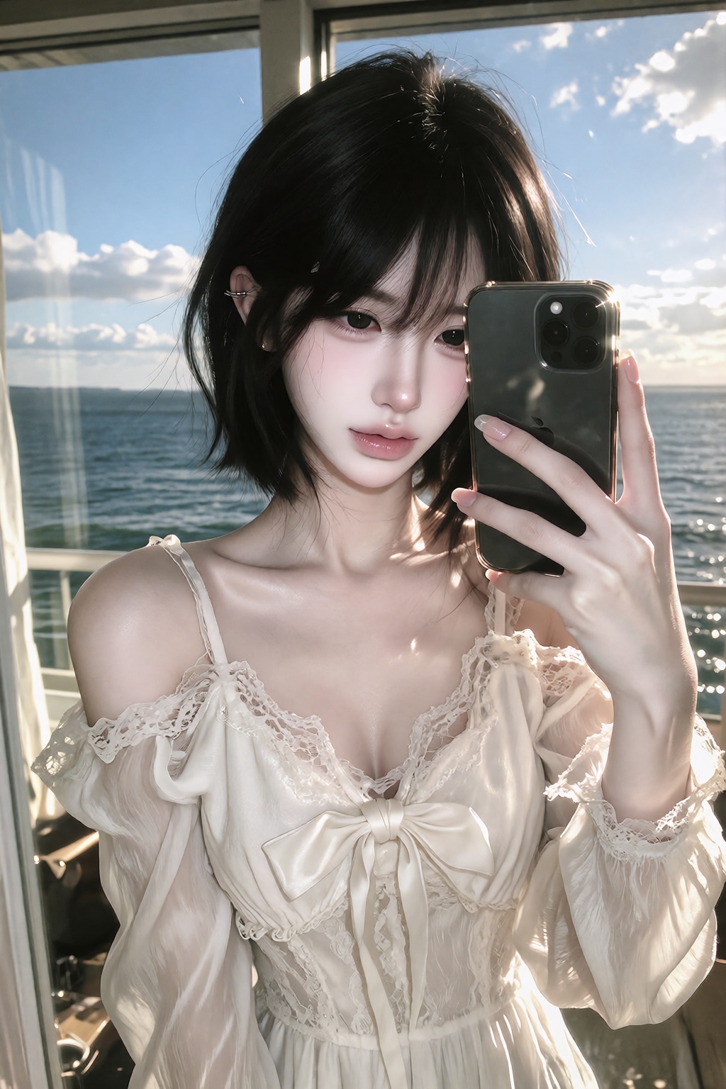 1girl,  solo,  half body on Tensor.Art