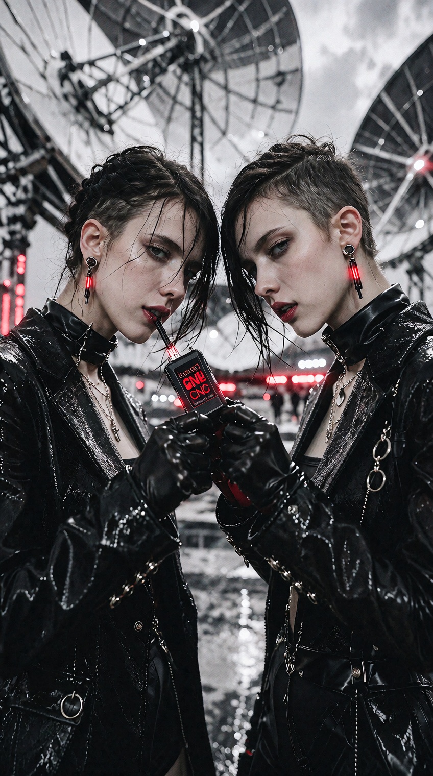 cyber noir style,  ultra realistic photography,  high fashion editorial on Tensor.Art