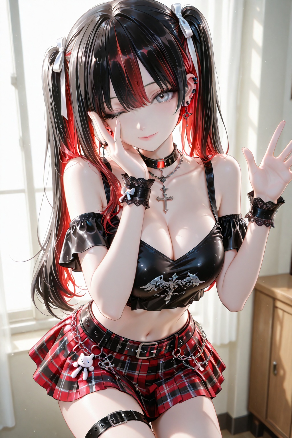 Girl,  solo,  long hair on Tensor.Art