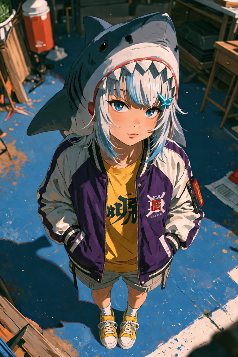 1girl,  medium breasts,  sukajan jacket on Tensor.Art