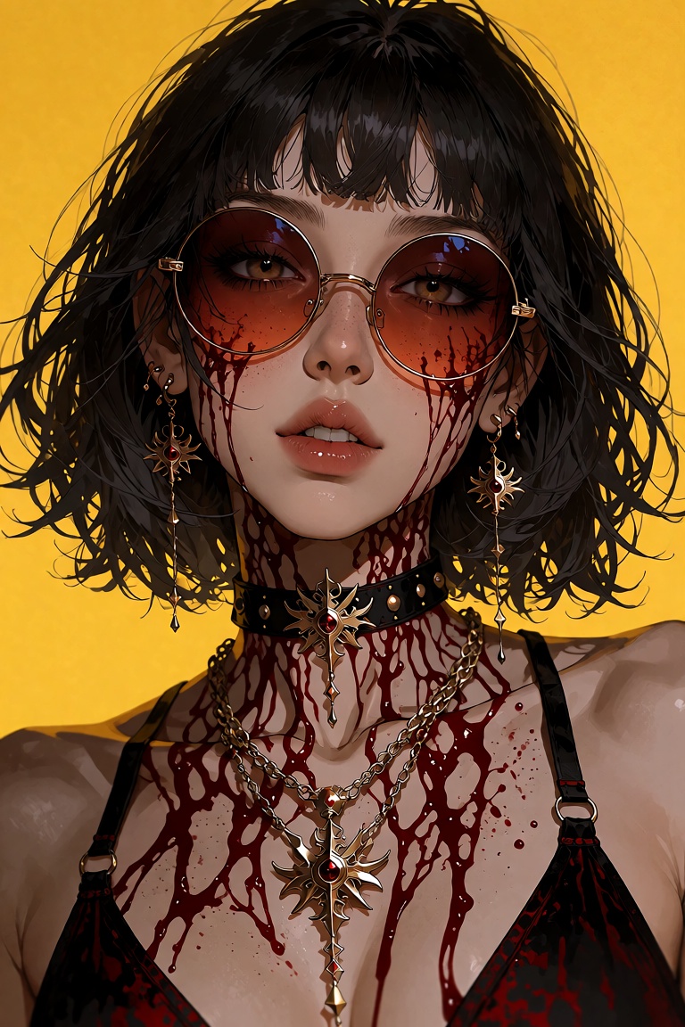 ILXLpos,  blood Hazard Aesthetic,  1girl on Tensor.Art