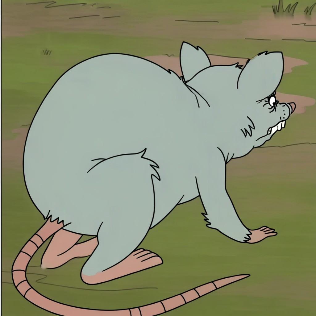 female old rat,  day,  feral solo on Tensor.Art