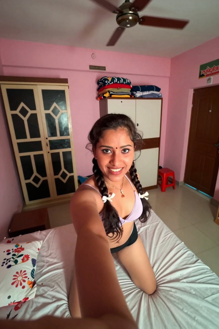 reshx,  south asian girl,  twice braided hair on Tensor.Art