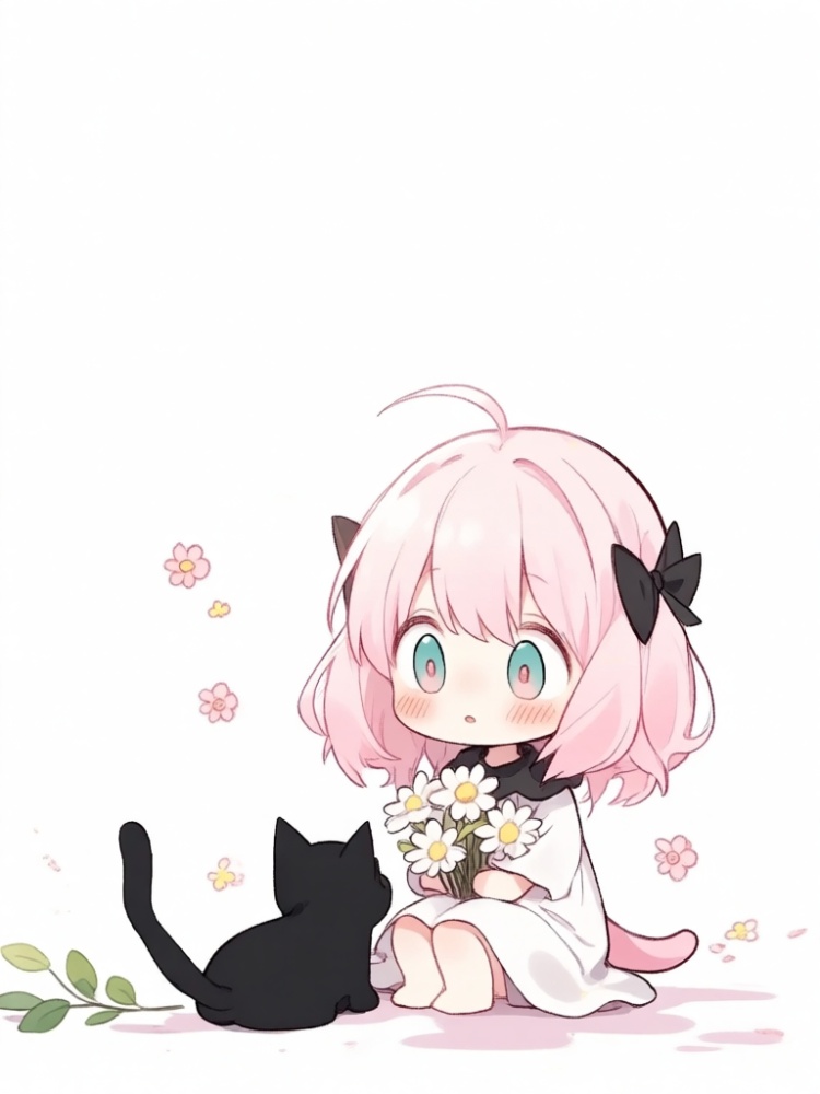 Qwen-image 简约平涂Q版大头 by BP-miaomiao on Tensor.Art