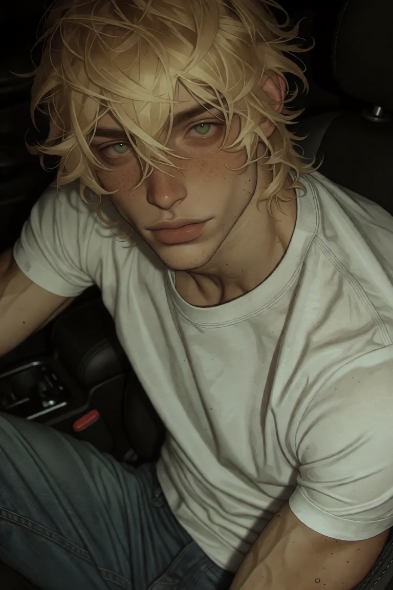solo,  looking at viewer,  short hair on Tensor.Art