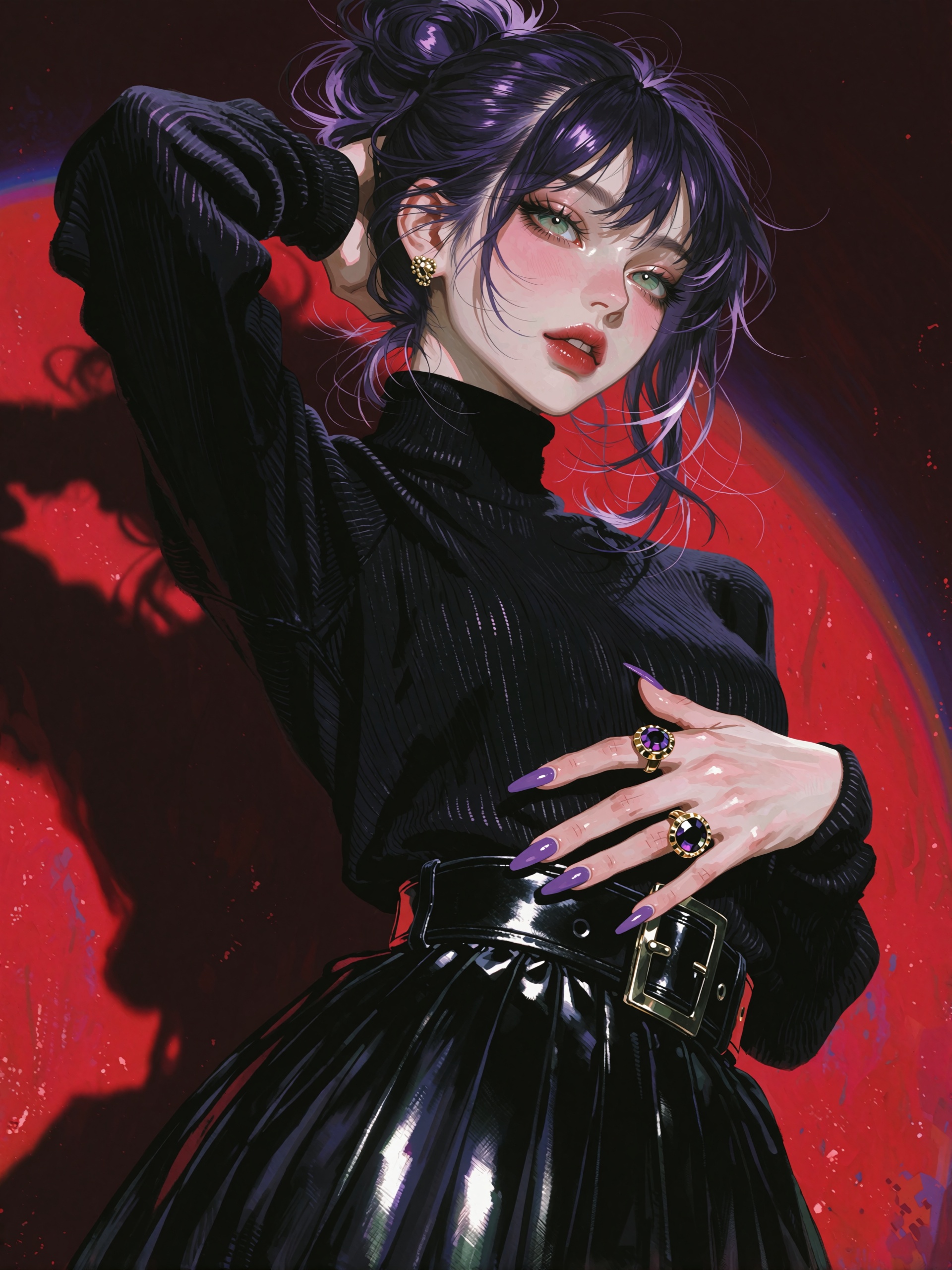 artistic masterpiece,  anime illustration,  semi-realistic anime style on Tensor.Art