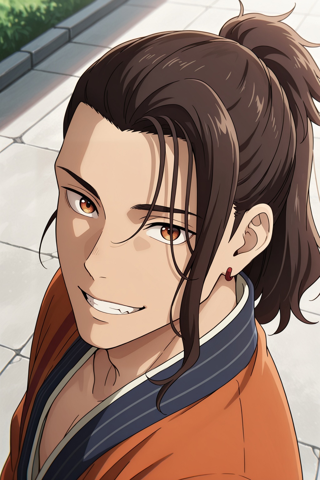 male focus,  1boy,  sakamoto seiroku on Tensor.Art