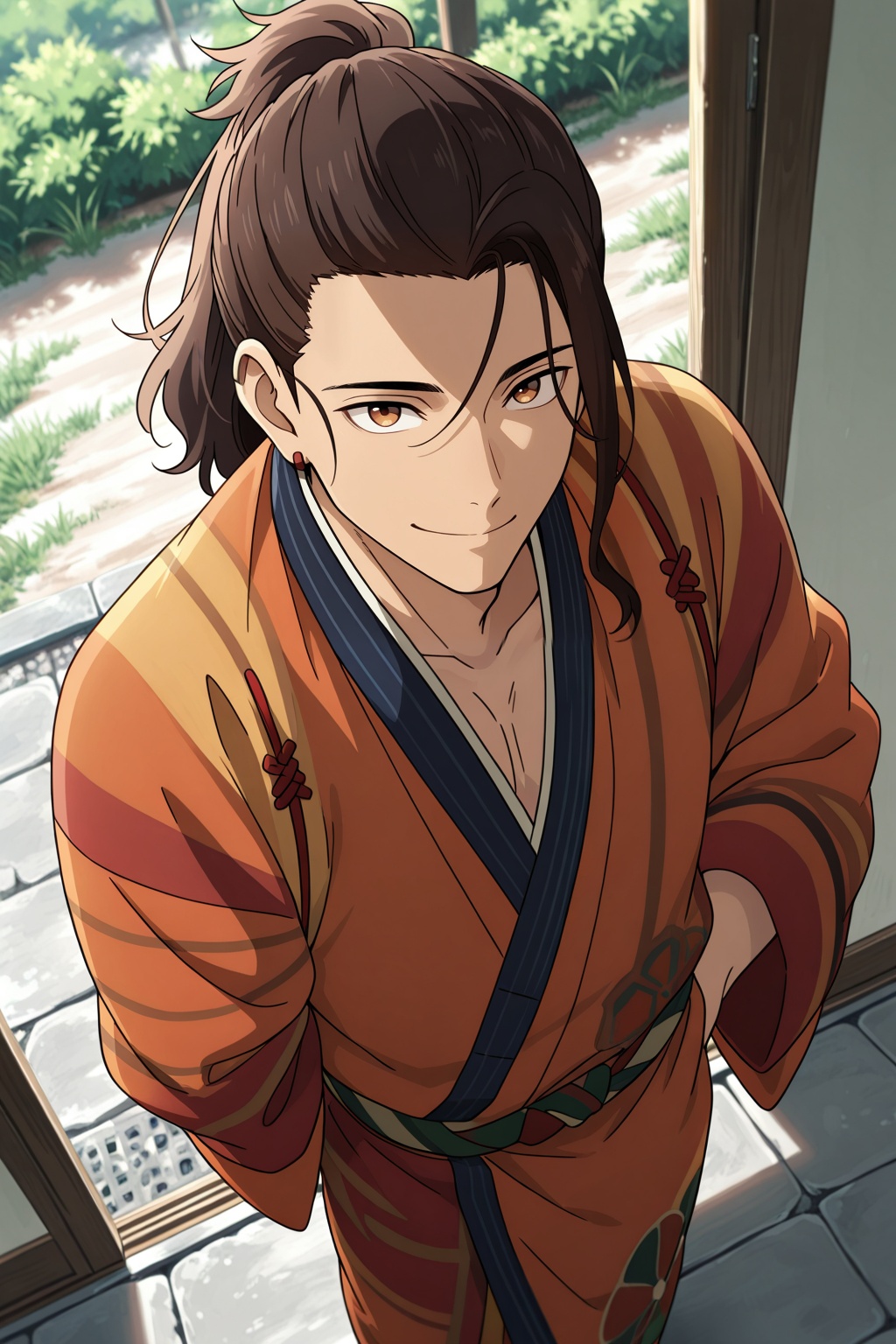 male focus,  1boy,  sakamoto seiroku on Tensor.Art