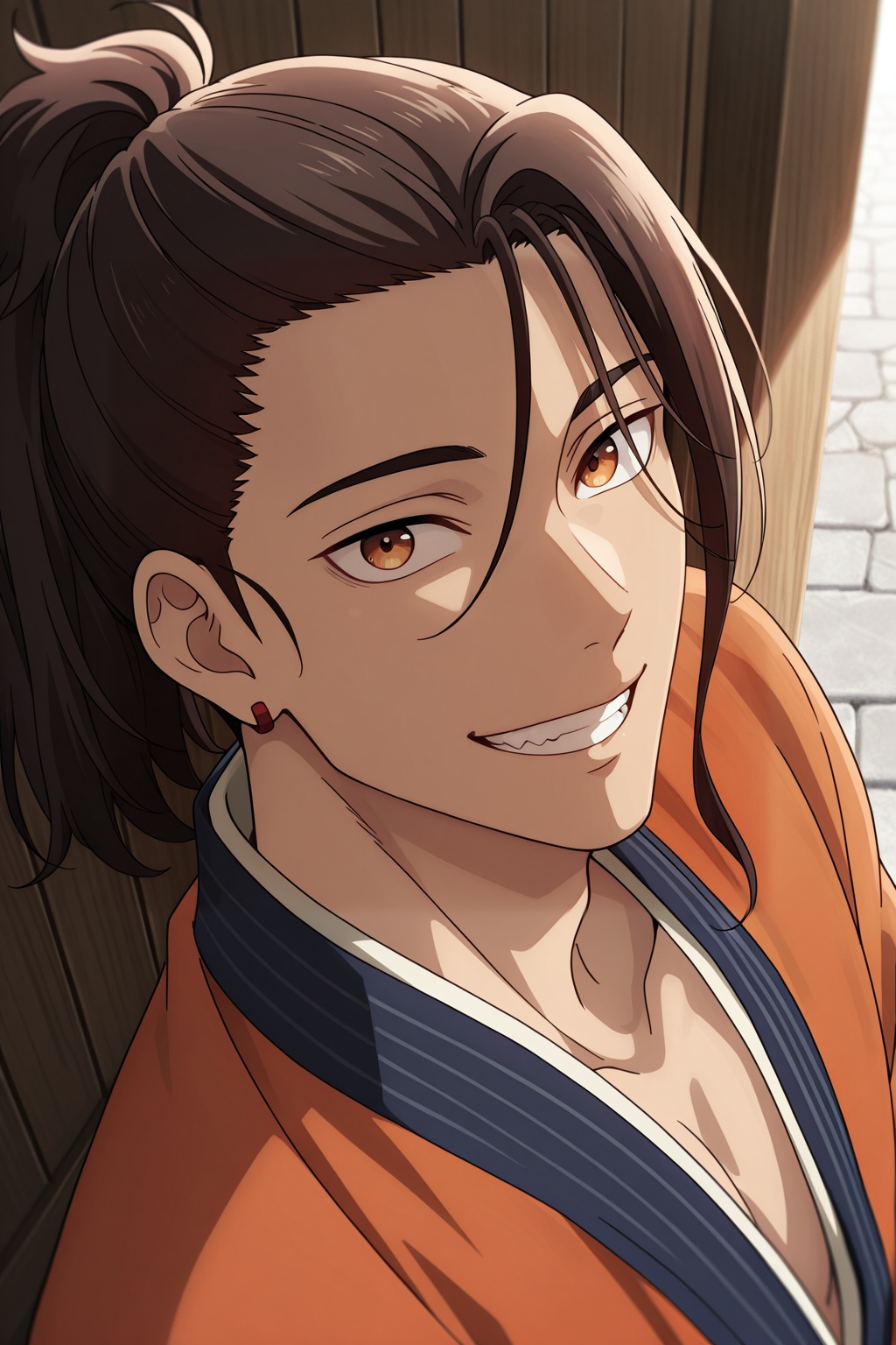 male focus,  1boy,  sakamoto seiroku on Tensor.Art