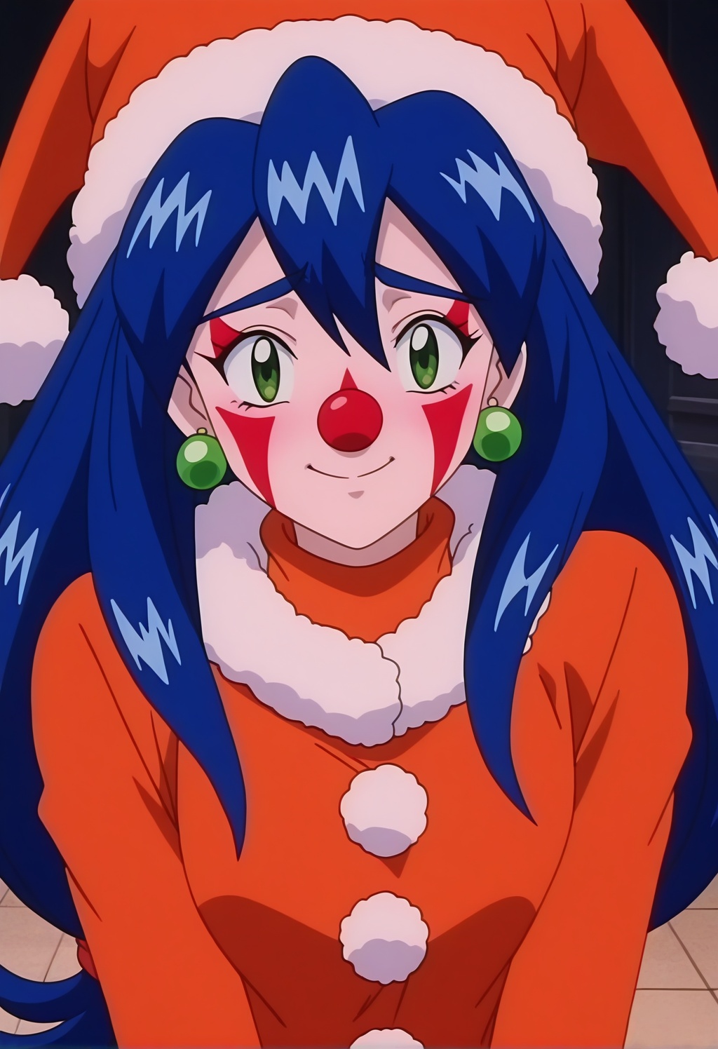 stellapkm,  1girl,  blue hair low-tied long hair on Tensor.Art
