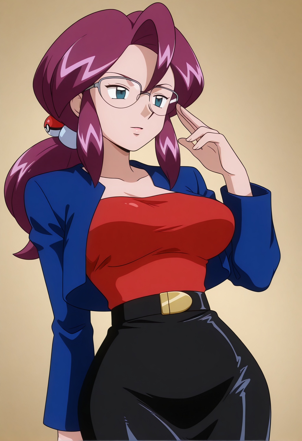 loreleipkm,  1girl,  purple hair on Tensor.Art