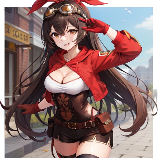 1girl,  long_hair,  breasts on Tensor.Art