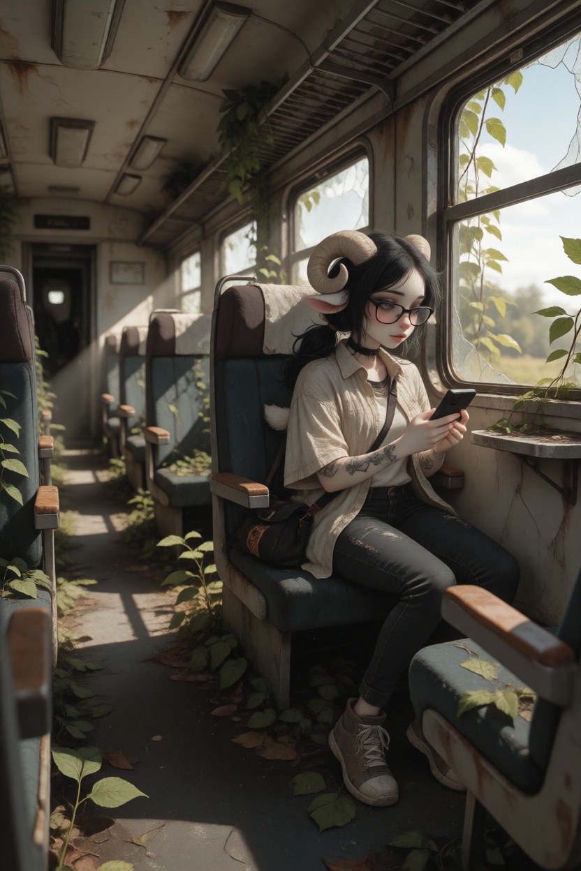 @mirabelle,  anthro sheep girl,  ultra pale white skin on Tensor.Art