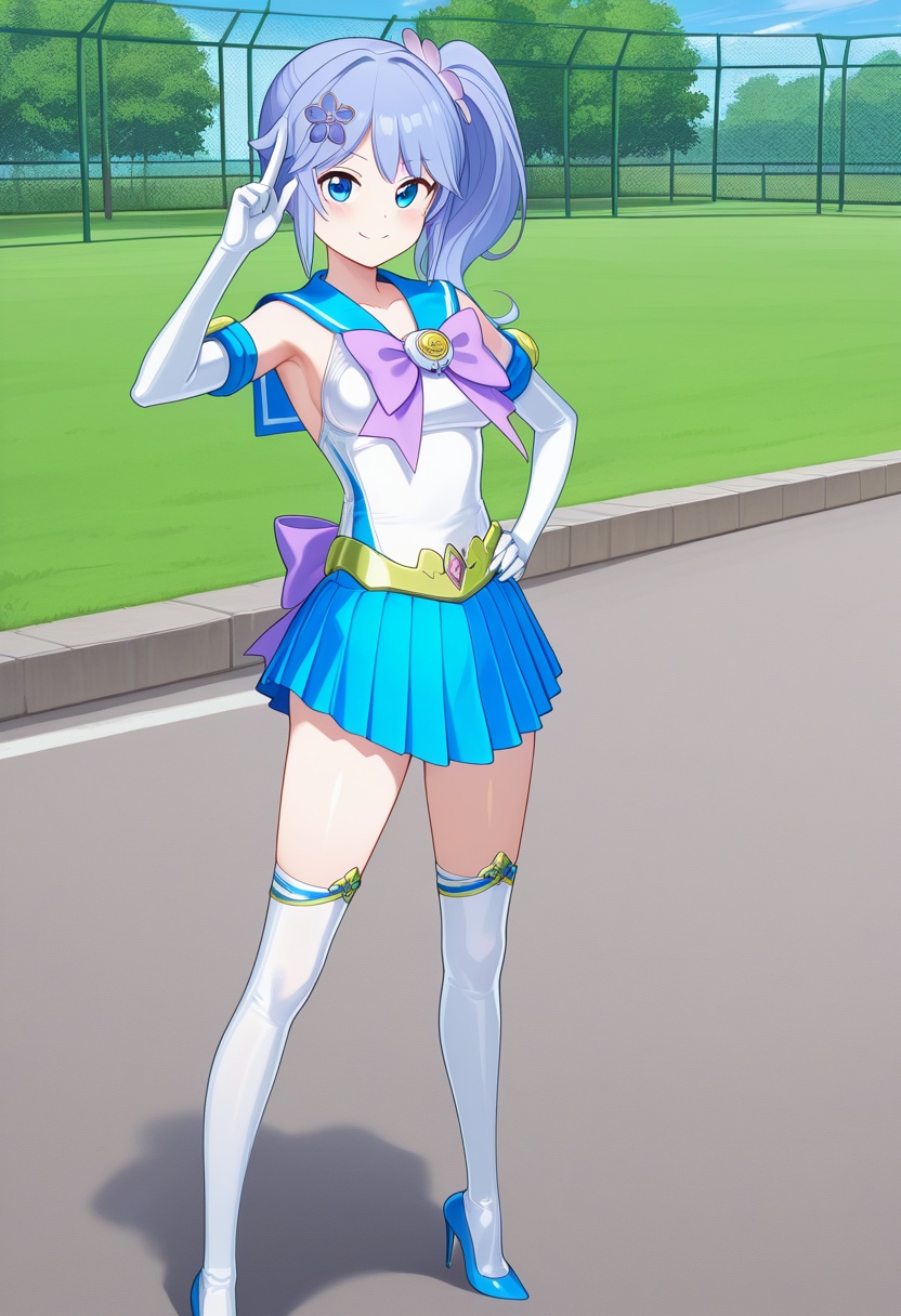 sailorhimecelis,  magical girl,  solo on Tensor.Art