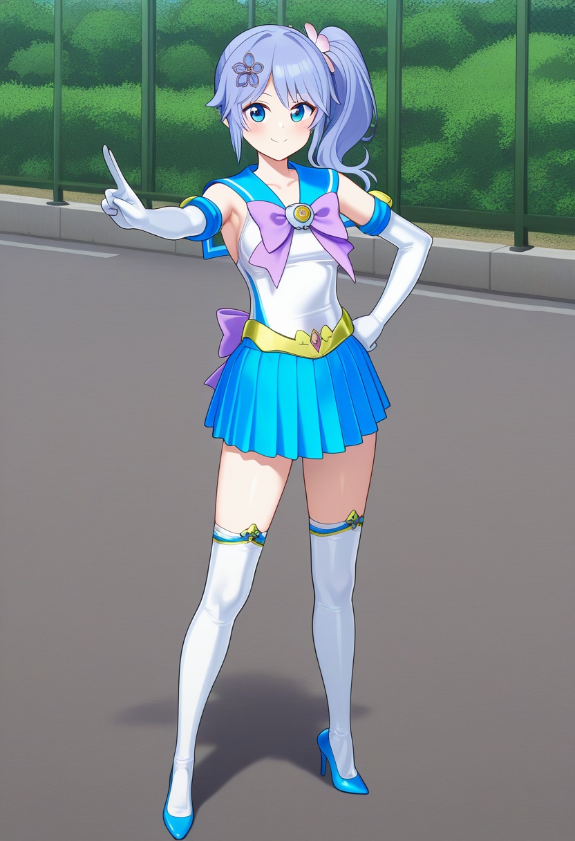 sailorhimecelis,  magical girl,  solo on Tensor.Art