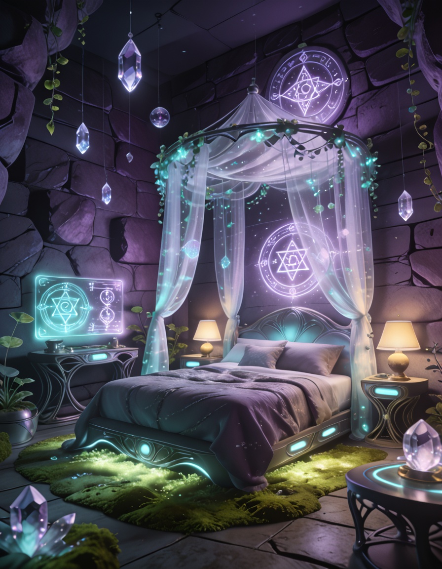 futuristic fairy princess b3dr00mmasterpiece,  best quality,  no humans on Tensor.Art