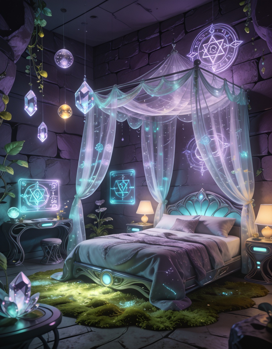 futuristic fairy princess b3dr00mmasterpiece,  best quality,  no humans on Tensor.Art