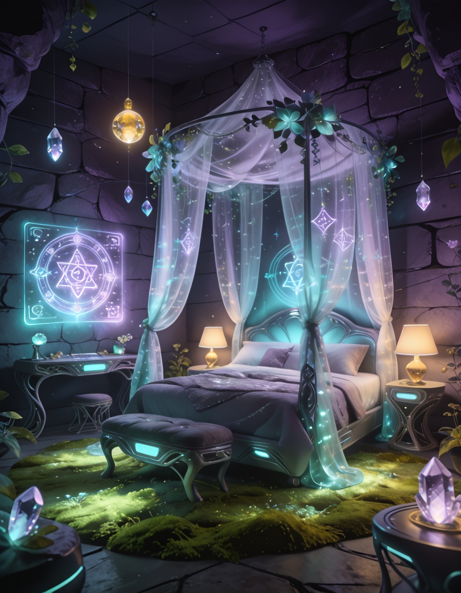 futuristic fairy princess b3dr00mmasterpiece,  best quality,  no humans on Tensor.Art