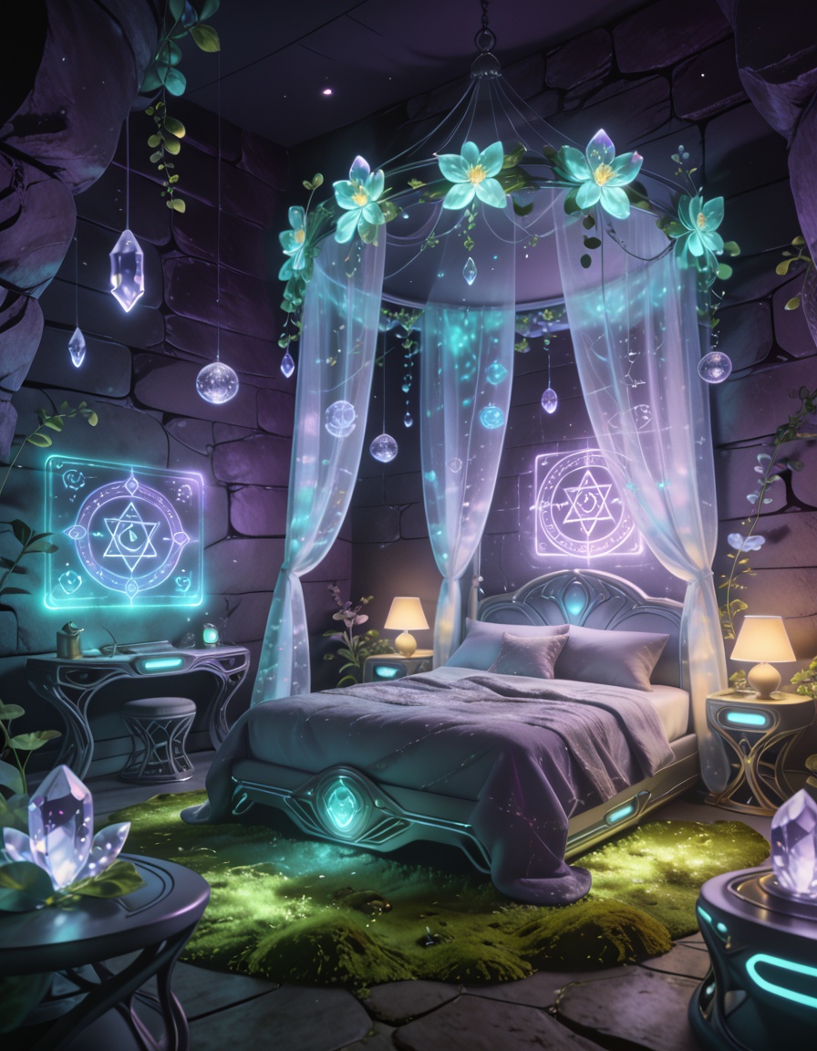 futuristic fairy princess b3dr00mmasterpiece,  best quality,  no humans on Tensor.Art