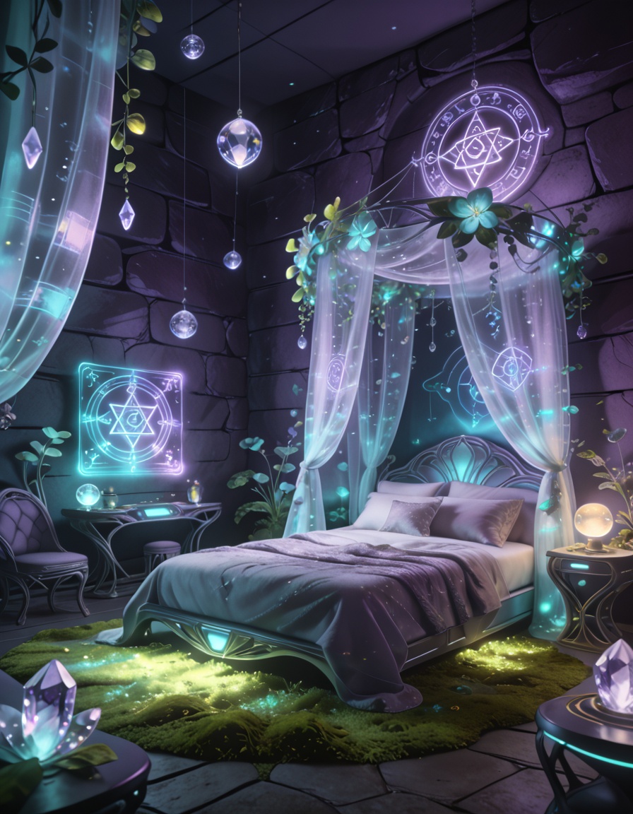futuristic fairy princess b3dr00mmasterpiece,  best quality,  no humans on Tensor.Art