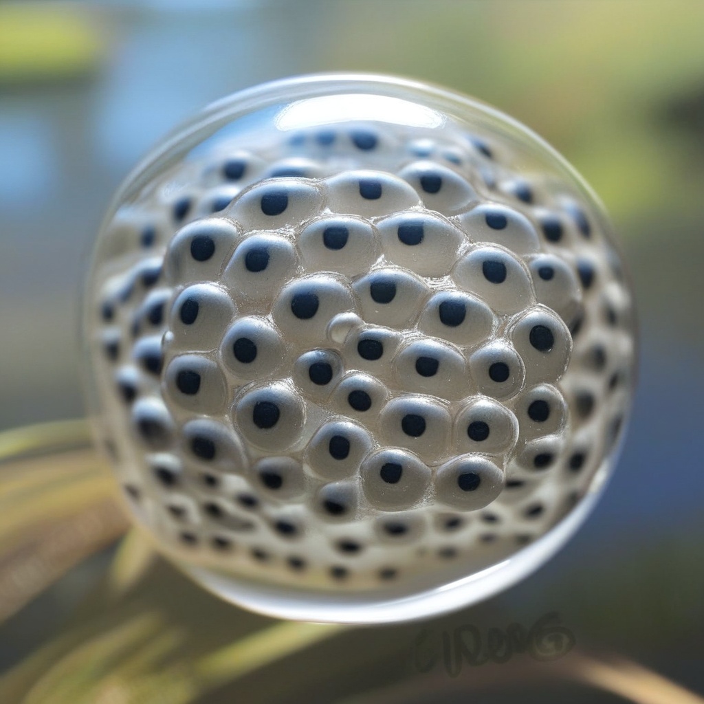 fegg,  frog eggs,  nature depth of field on Tensor.Art