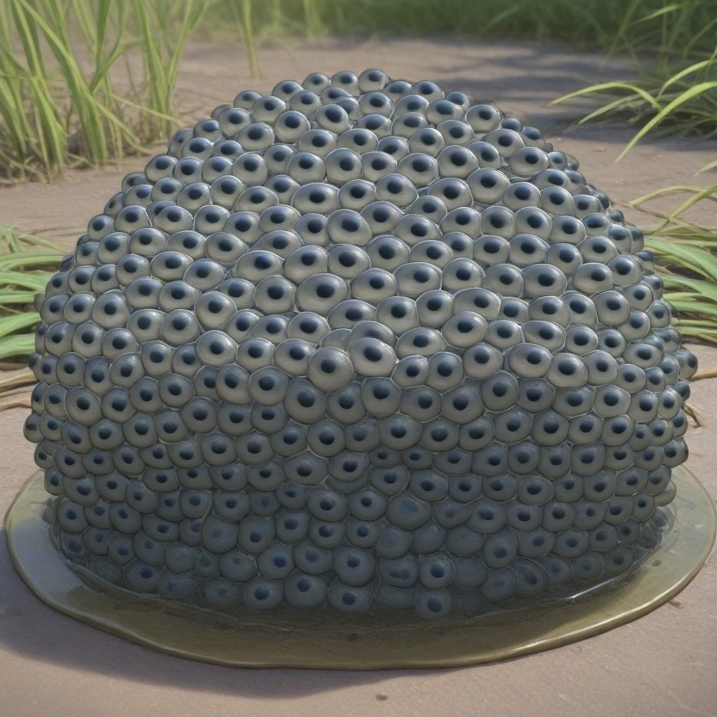 Frog eggs,  roe,  tons of eggs on Tensor.Art