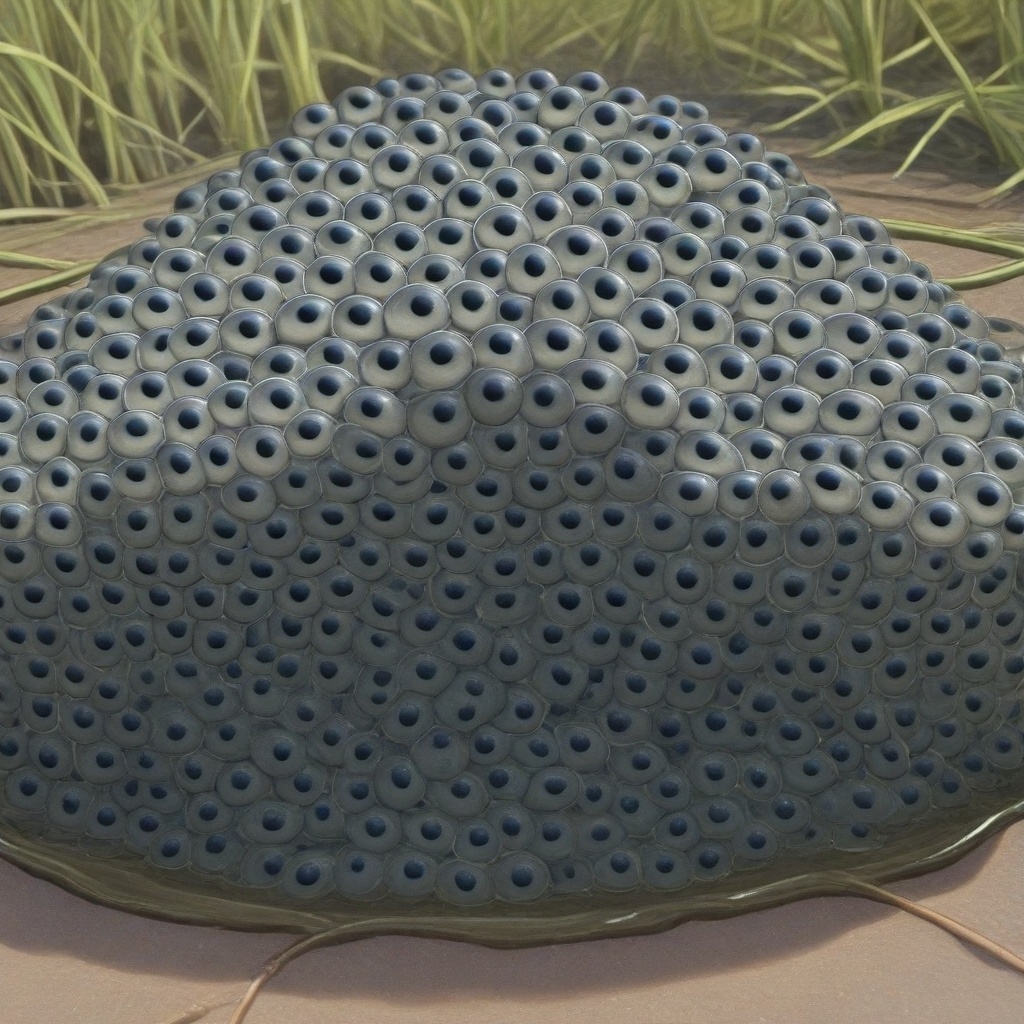 Frog eggs,  roe,  tons of eggs on Tensor.Art