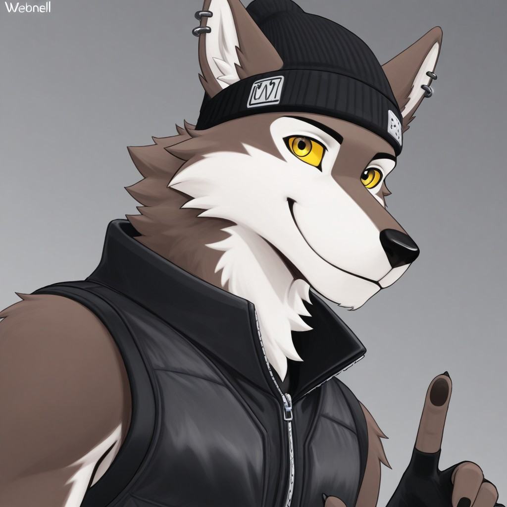 furry,  solo anthro,  male on Tensor.Art
